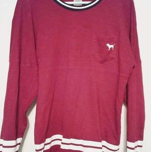 PINK Varsity Crew Sweater